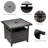 Latassha Wicker Side Table with Umbrella Hole-1252982730