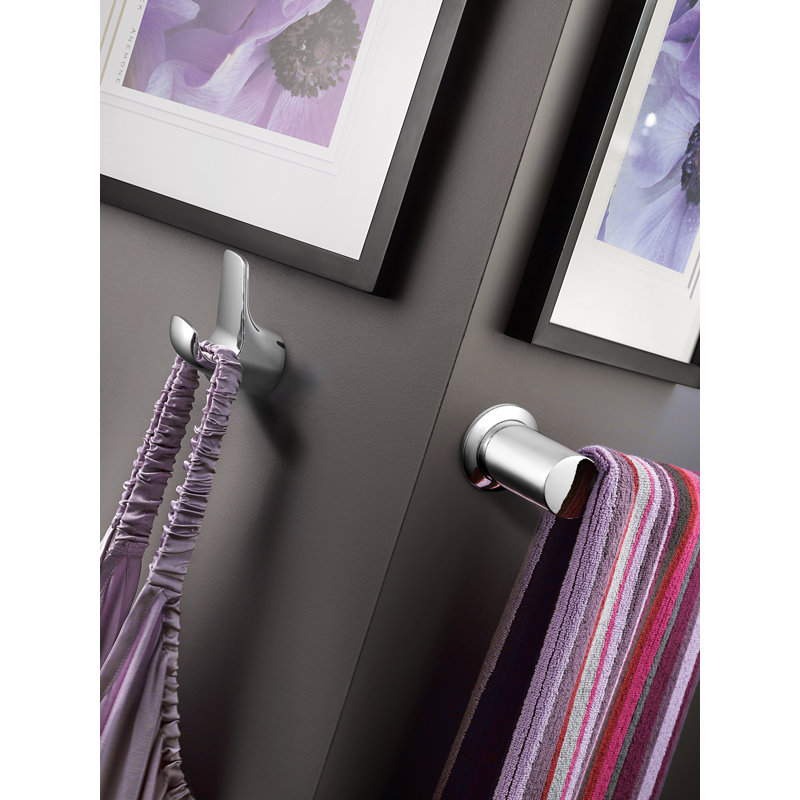 Method Wall Mounted Towel Bar, Chrome, 24"