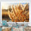Beige herbes champêtre I - décoration murale paysages