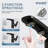 MASO Touchless Pull-Down Bathroom Sink Faucet, 2 Spray Modes, Temperature Display (°F), Motion Sensor, 360° Swivel, Single Handle, 1 or 3 Hole, Deck Plate, Vanity, Laundry & Bar,   Matte Black-126101714