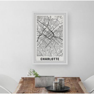 " Charlotte Map " by Marmont Hill