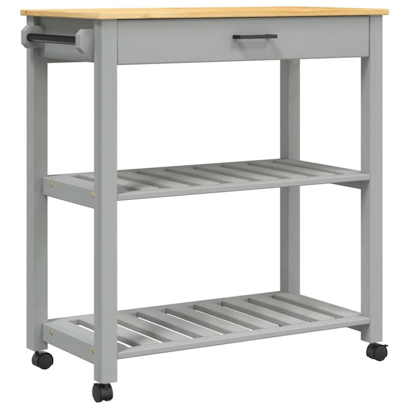 Wood Bar Cart