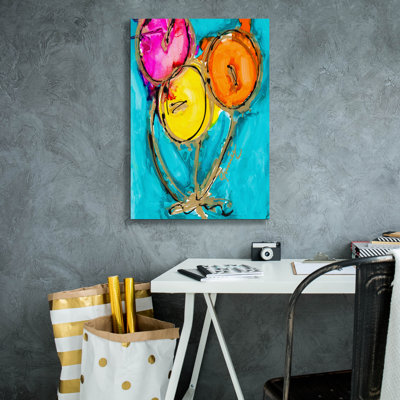 "Lets Float" par Lovitude, art mural sur toile, 40 po x 54 po