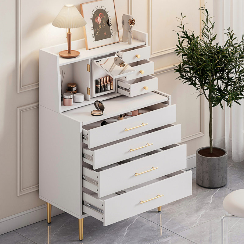 Coiffeuse Palwinder, Blanc