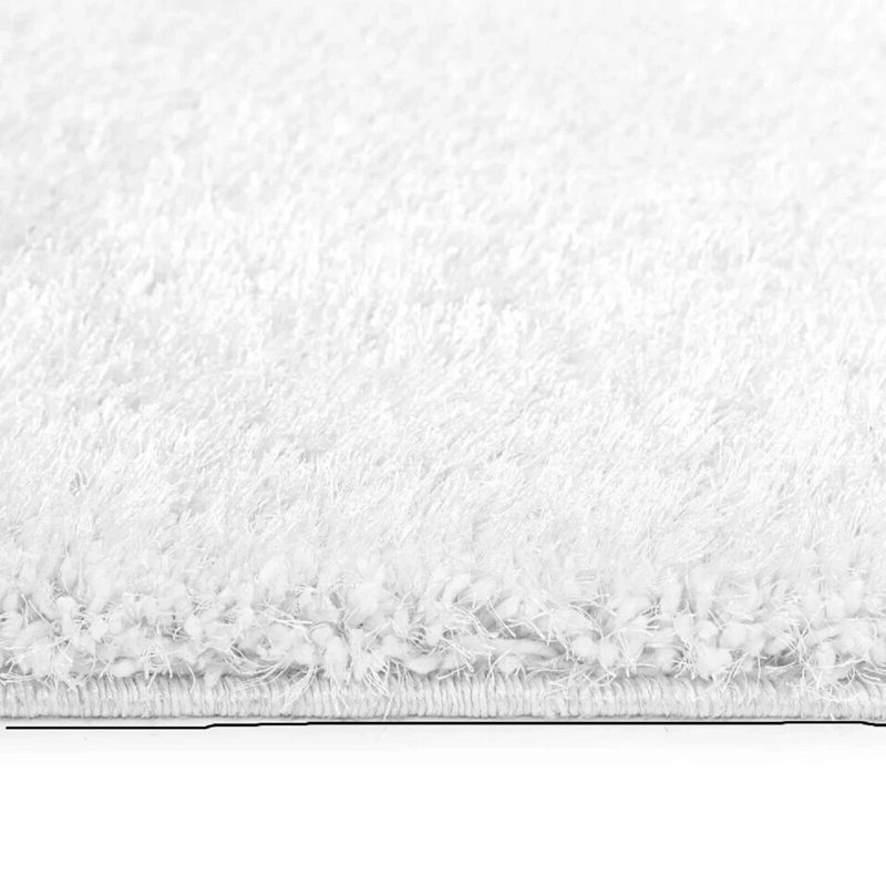 Solid Colour Shag Area Rug, Rectangle 60 x 110cm