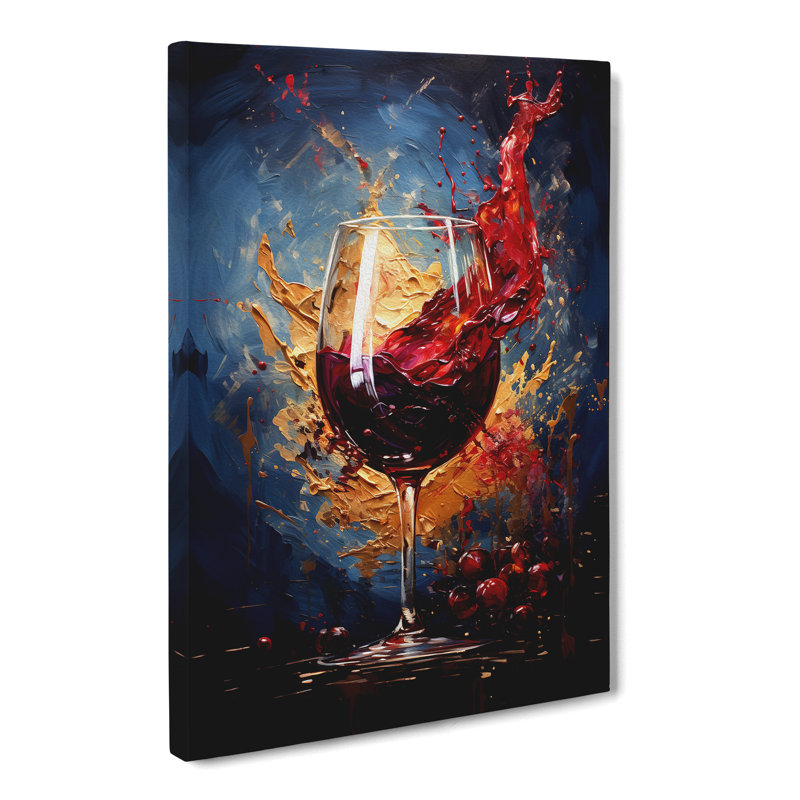 Wine - No Frame Print, 76cm H x 50cm W x 3cm D