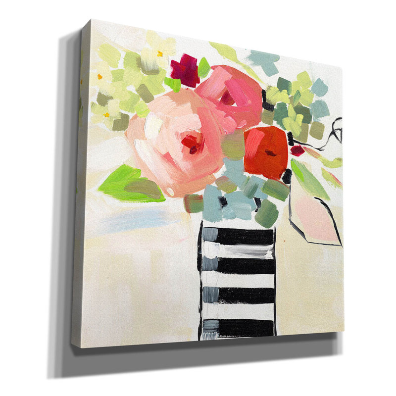 "Vase noir et blanc" par Jenny Westenhofer, H 26 po x l 26 po x P 1,5 po