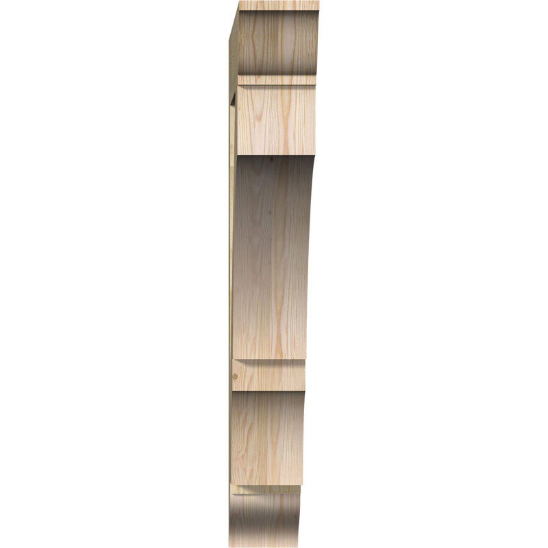 H 6 l x P, Sapin Douglas scié brut, L 6 po x P 38 po x H 44 po