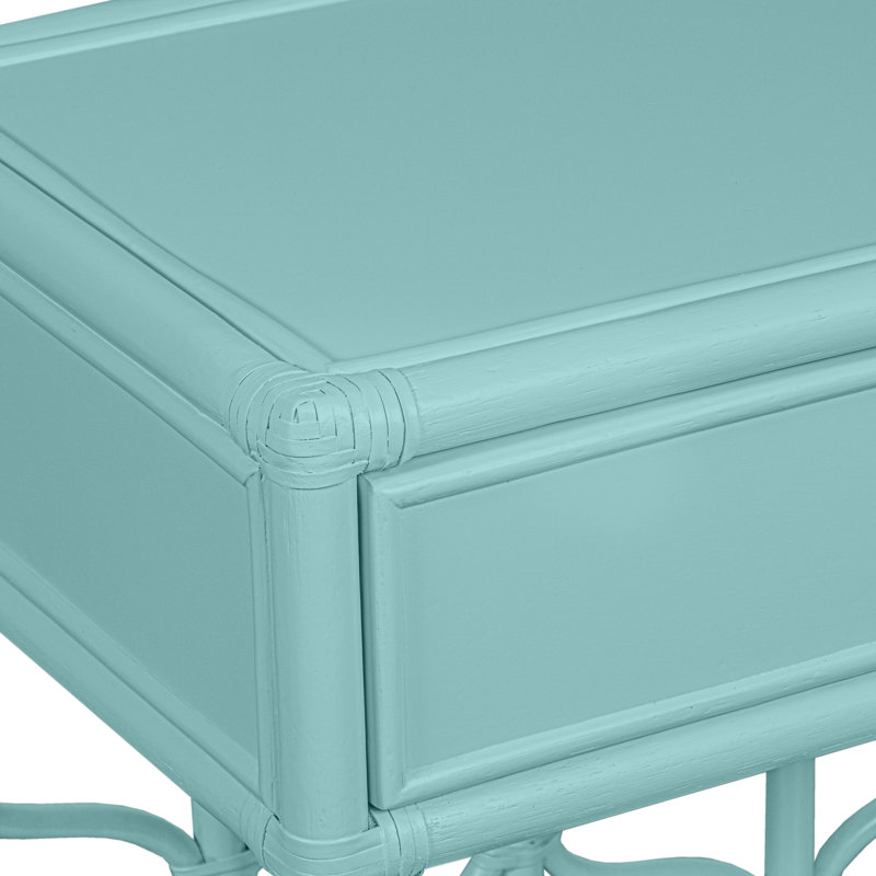 Ivy 1 - Drawer Nightstand, Turquoise