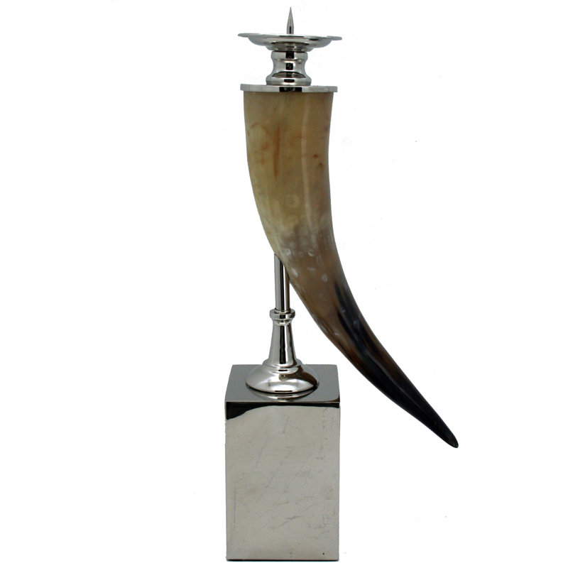 17.5'' H Metal Tabletop Candlestick