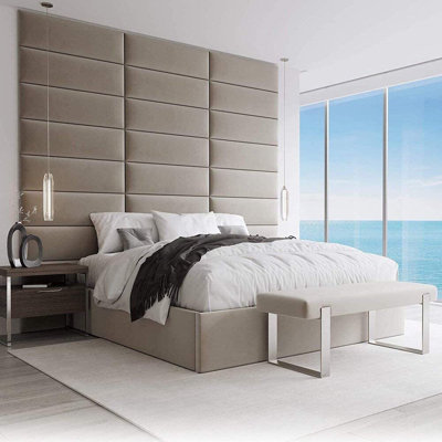Garen Upholstered Panel Headboard