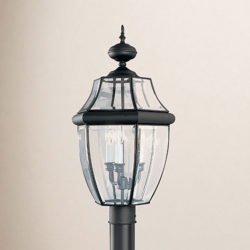 Beveled Lantern Head, Black, No