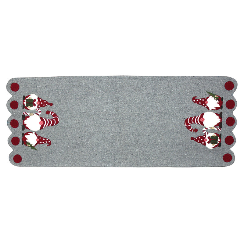 The Holiday Aisle® Holiday Gnomes Table Runner