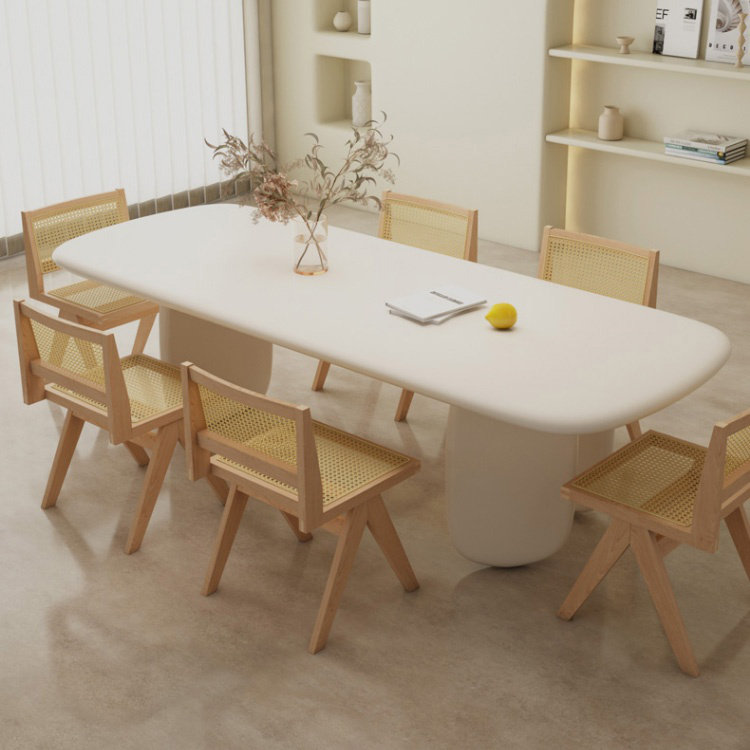 Eco-friendly table set, 29.52"H x 86.61"L x 35.43"W