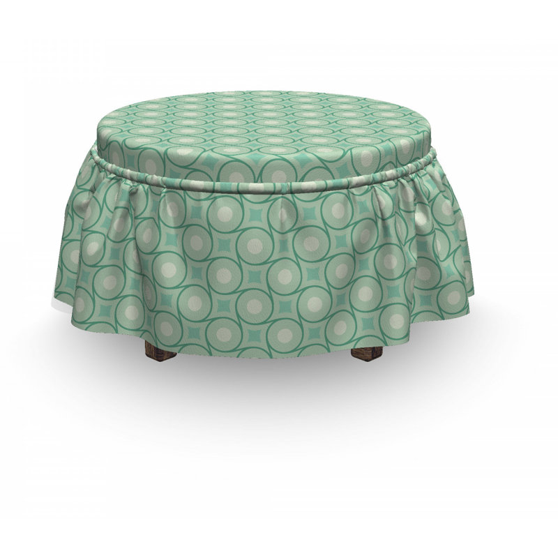 Box Cushion Ottoman Slipcover