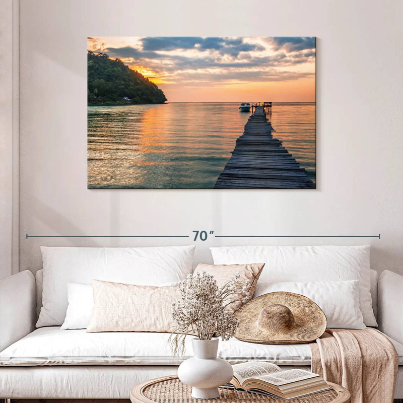 Aletra Tropical Twilight Dock, 30" H x 45" W