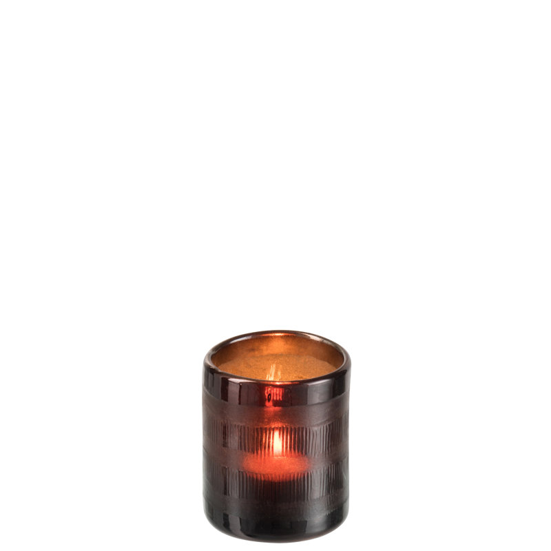 Glass Tabletop Hurricane, 9cm H x 8cm W x 8cm D