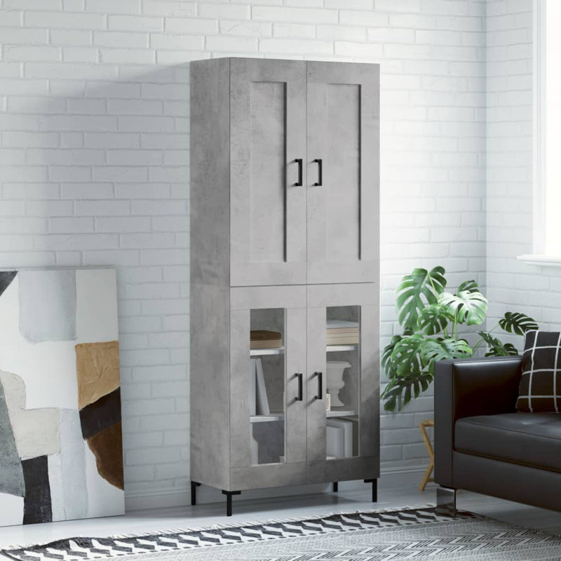 Wiprecht 69.5 Wide, Concrete Grey