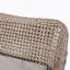 Tabouret de bar en PE avec coussins confortables et pieds en épingle à cheveux en métal durables pour une utilisation extérieure