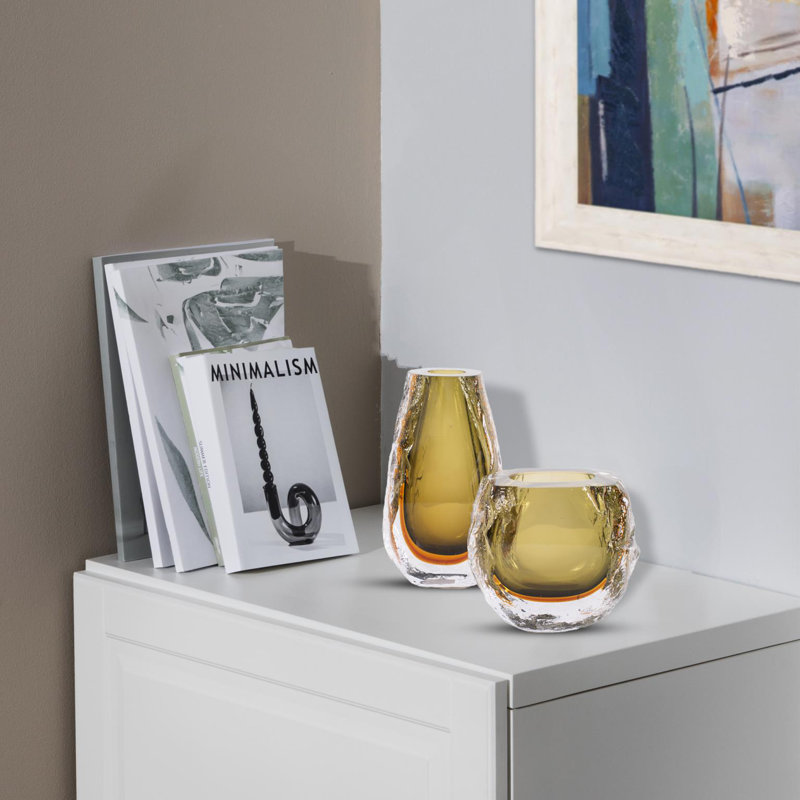 Vase Dusty Olive, H 2,75 po x l 4,75 po x P 8,25 po