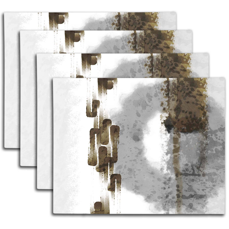 Napperon abstrait en polyester