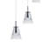 Bhondave 3 - Light Chrome/White LED Cluster Pendant