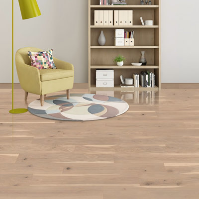 Antique Oak 7.7 in. x 48 in. 12mm AC4 Rated Wear Layer Hybrid Waterproof Planks Flooring(20.56 Sq.Ft/Case)