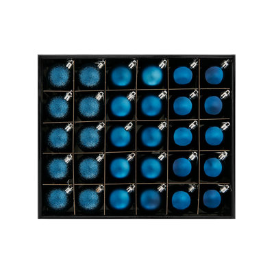 6.99cm Solid Colour Plastic / Acrylic Bauble