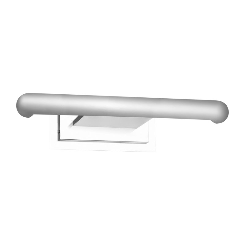 Agra LED Wall Mounted, 4.5" H x 8.5" W x 18" D, Polished Nickel