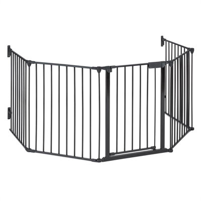 5 Panel Metal Fireplace Screen