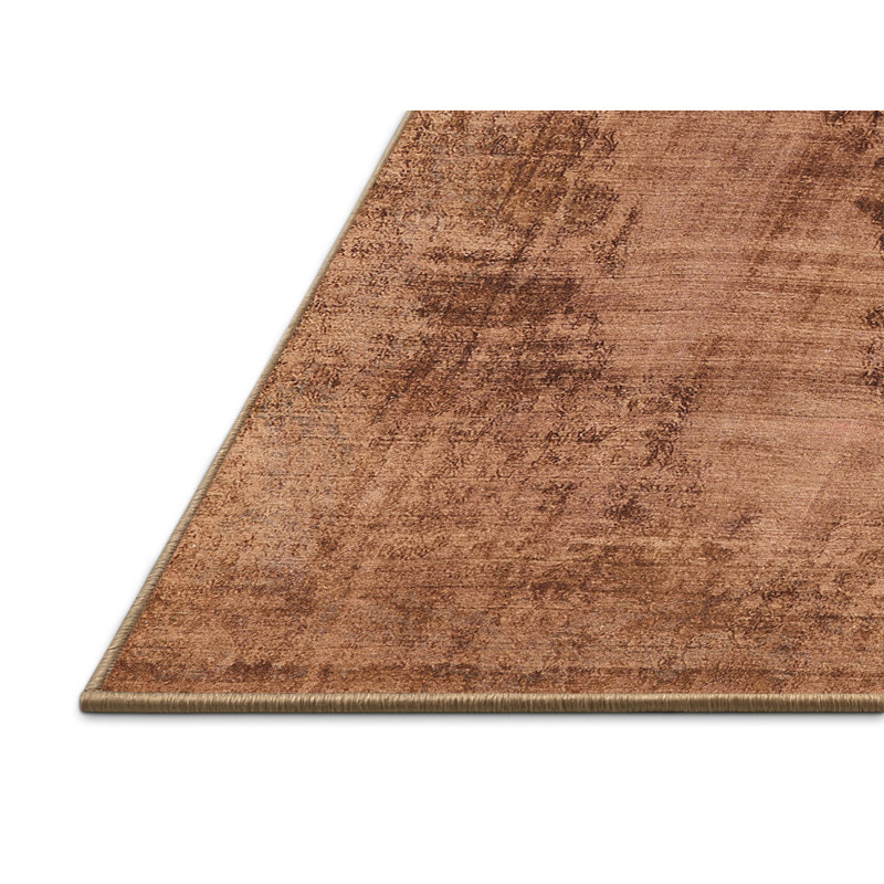 Tapis oriental orange, Rectangle 2 pi x 4 pi