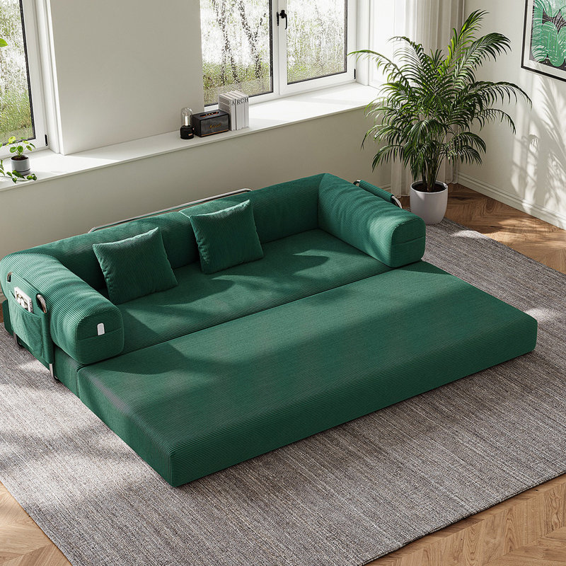 Canapé modulaire modulaire, canapé convertible Pudding Block, canapé-lit autoportant à accoudoirs, canapé à compression pour le salon et la chambre à coucher