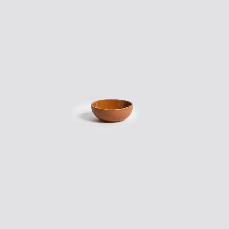 Ensemble de 4 bols à condiments en grès | Dadasi 6 oz, Terracotta