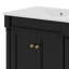 Armoire de rangement de salle de bain moderne à 2 niveaux avec grandes tablettes de rangement-71087778