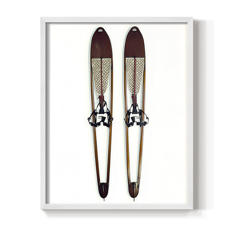 Framed Print - Solid Wood, 21" H x 17" W, White