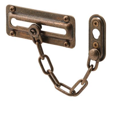 Garde-chaîne en laiton antique (paquet simple)