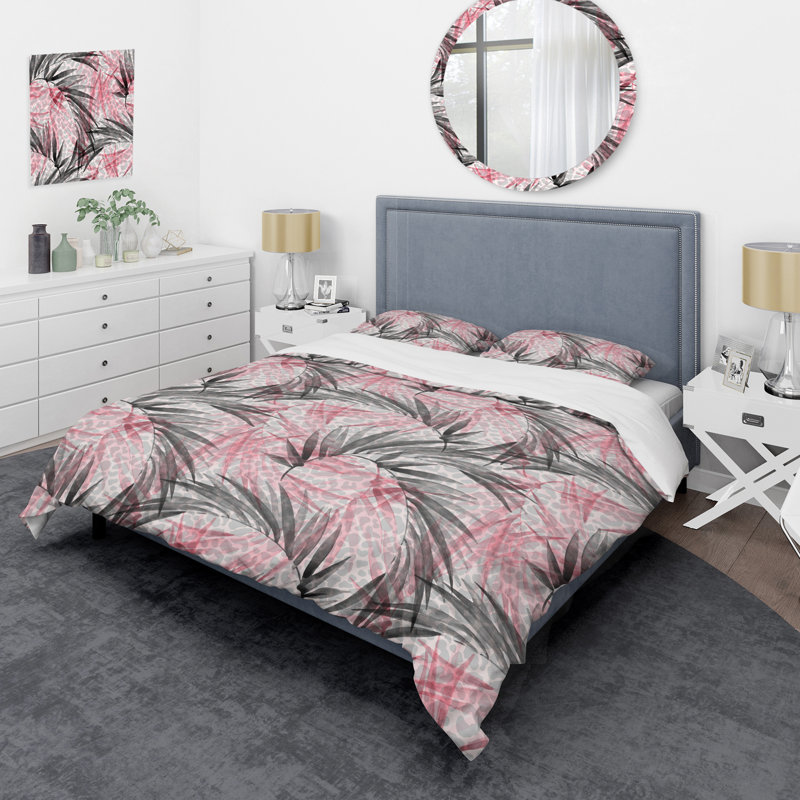 Transparent Tropical - Animals Duvet Cover Set - Microfiber Polyester