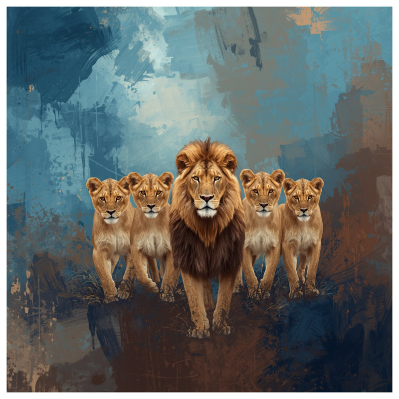 Rideaux de douche Lion, 70in W x 84in H