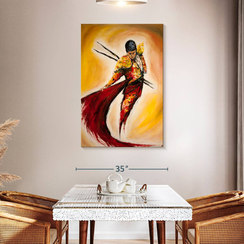 Leisha The Matador, 48" H x 32" W