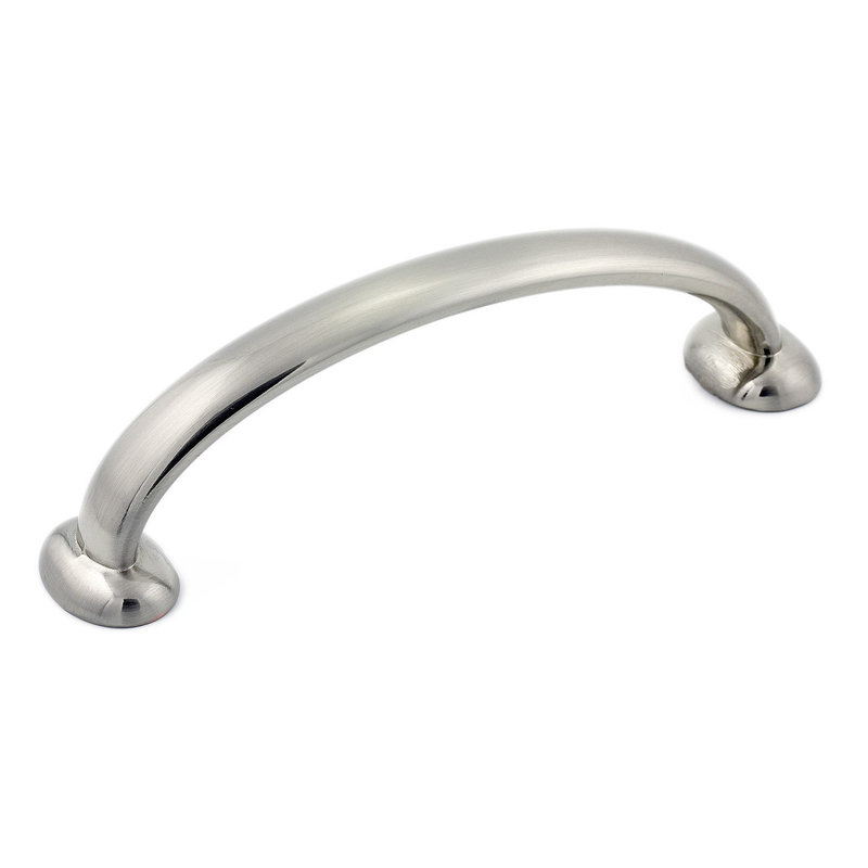 Poignée arche en métal 3 25/32 po Expression Traditional, Nickel brossé