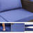 Convertible Patio Sofa Set with Lifting Table