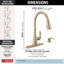 Boyd Pull Down Sprayer Kitchen Sink Faucet with Matching Soap Dispenser-94791899