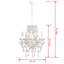 Chandelier with 2800 Crystals E14