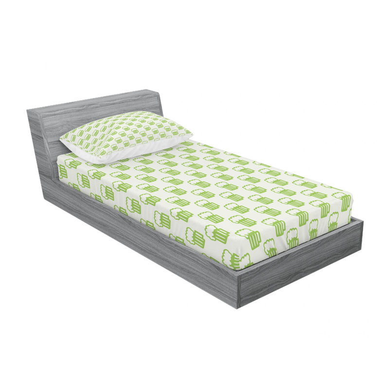 Ensemble de draps Holiday, Ensemble de draps pour lit simple avec drap-housse