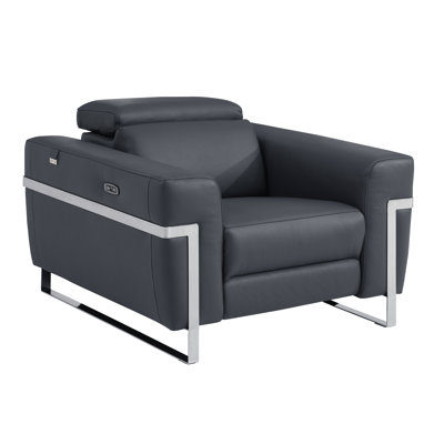 Wiethold Top Grain Italian Leather Power Reclining Chair by Orren Ellis