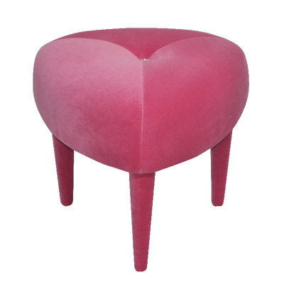 Solid + Manufactured Wood Accent Stool