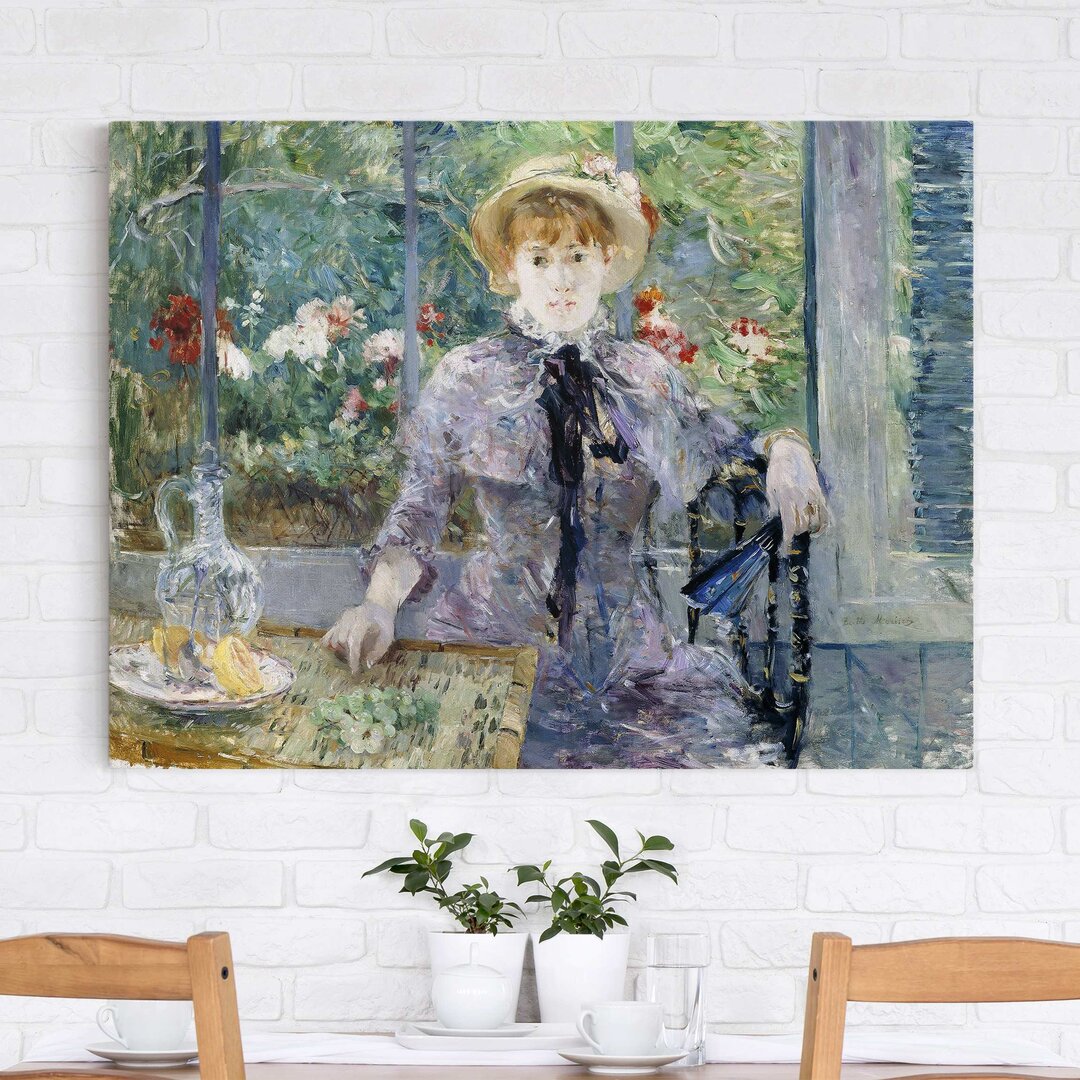 Leinwandbild Nach dem Mittagessen von Berthe Morisot