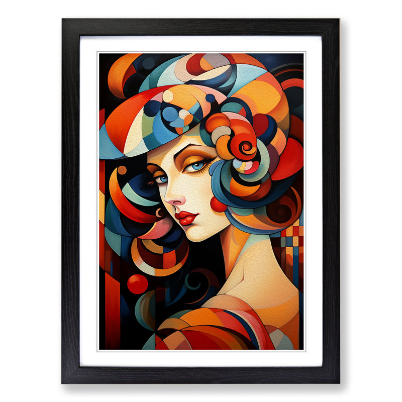 Single Picture Frame Print on Wood, Black Framed, 64cm H x 46cm W
