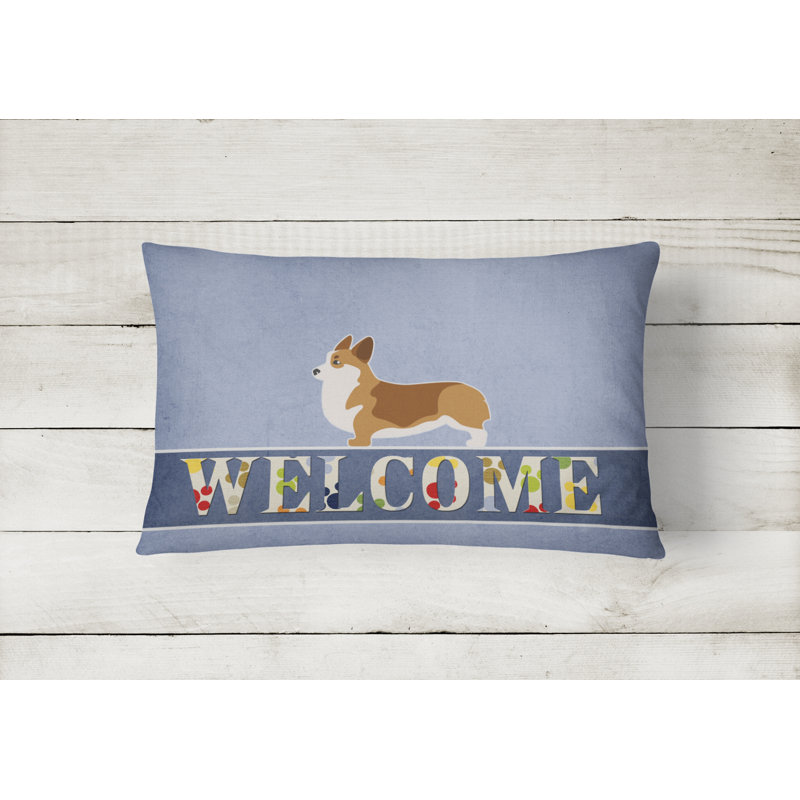  Coussin Corgi Welcome