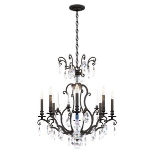Renaissance Nouveau Candle Style Classic / Traditional Chandelier with Crystal Accents